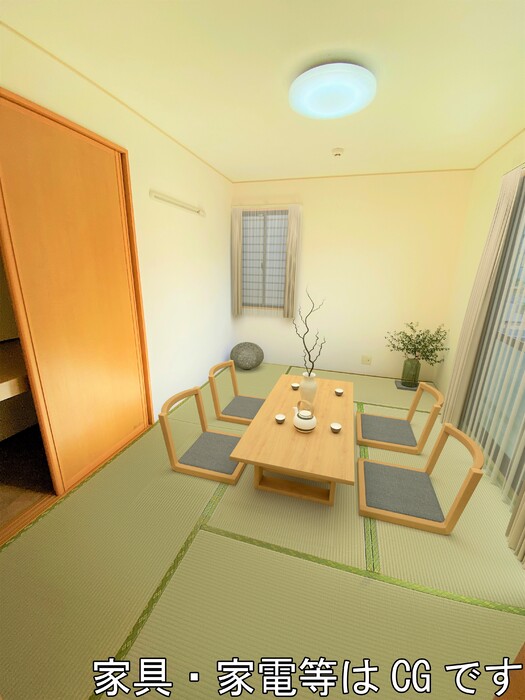 居室・リビング　家具家電はイメージです。実際は付いておりません。