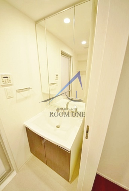 洗面設備　洗面台です。