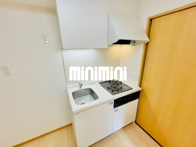 キッチン　ガスコンロ１口付きでお料理ラクラクです