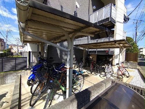 その他共有部分　駐輪場　原付＆自転車のみ駐輪可能