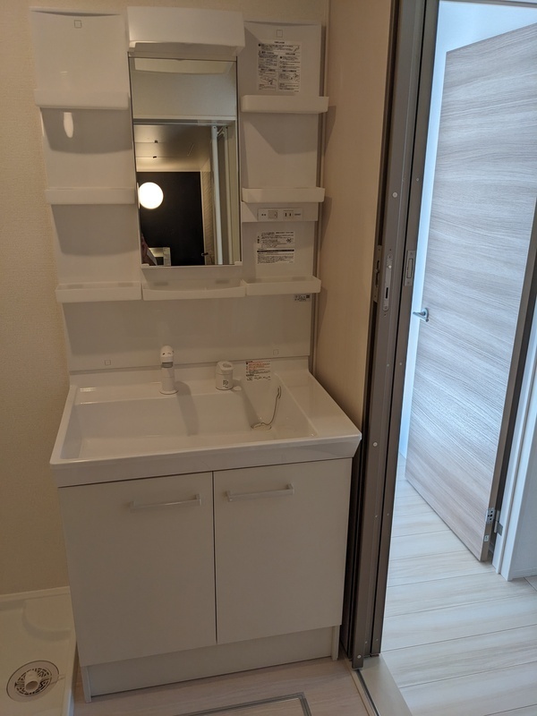 洗面設備　洗面所です