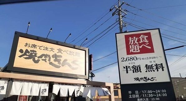 飲食店　焼肉きんぐ川崎高津店（飲食店）まで450m