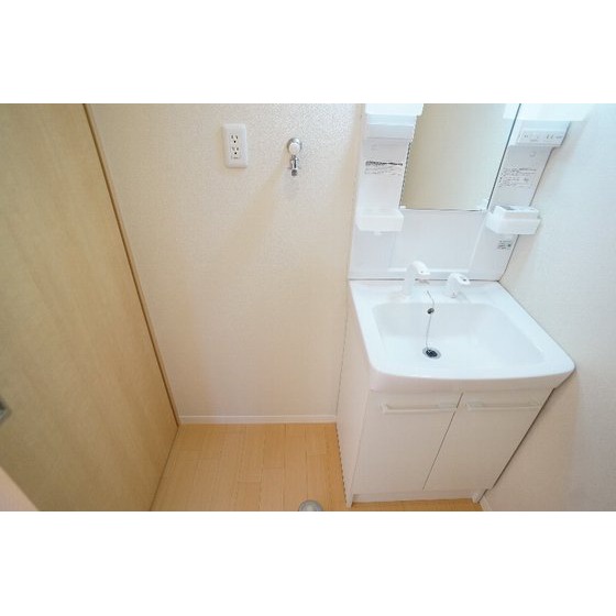 洗面設備　シャンプードレッサー、室内洗濯機置き場あり