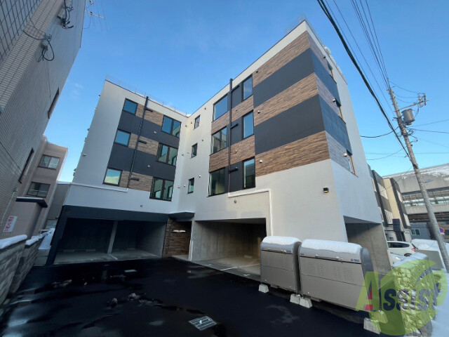 建物外観　豊平区平岸３条「ＪＡＮＵＳ　ｒｅｓｉｄｅｎｃｅｓ南平岸駅前」