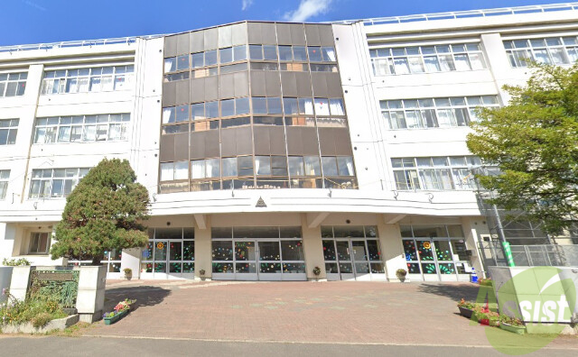 中学校　札幌市立中の島中学校（中学校）まで1304m