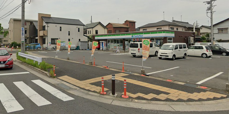 コンビニ　ファミリーマート 港福田店（コンビニ）まで450m