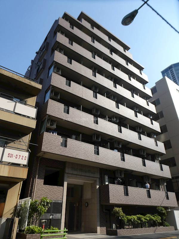 建物外観　タイル貼りの外観です！