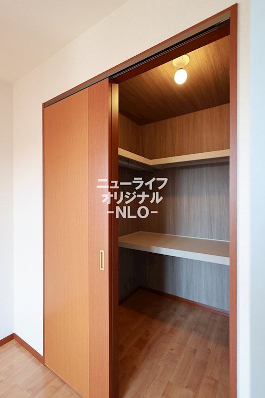 収納　収納力に優れたウォークインクロゼット☆
