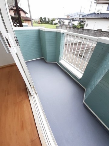 バルコニー　落ち着いた時間を過ごせるバルコニーです