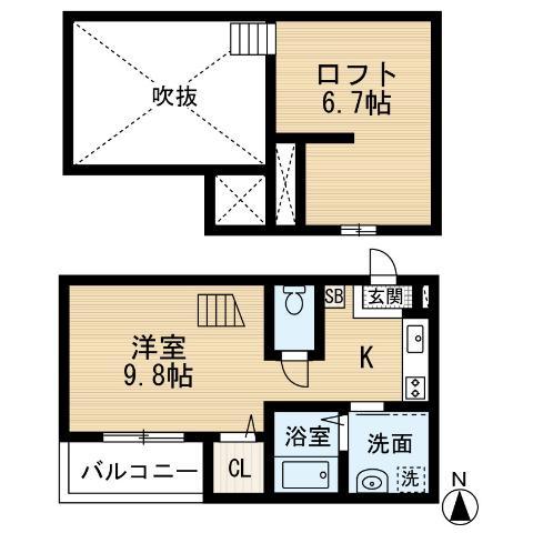 カユーハ大宮の間取り写真