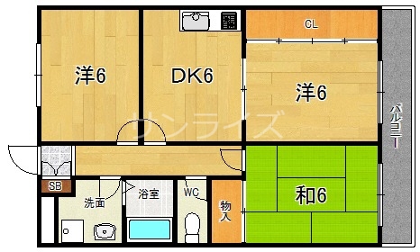 フォーレストコートB棟の間取り写真