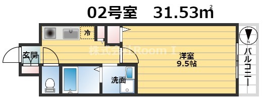 ホープ松屋町住吉の間取り写真