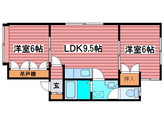 グリーンハイツ美園の間取り写真
