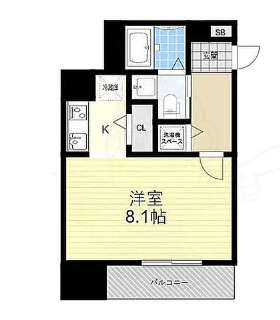 ミラージュパレス難波東レジデンスの間取り写真