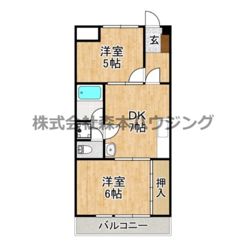 GM藤田町WESTの間取り写真