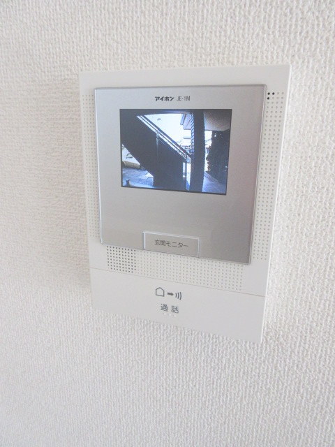 セキュリティ　あると安心　TVモニタ付インタホン
