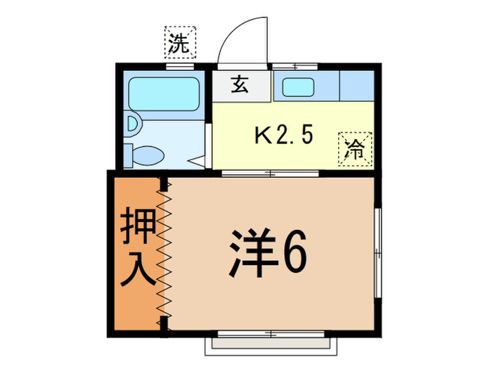 SKハイツの間取り写真