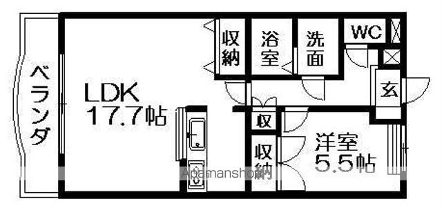 名鉄広見線 日本ライン今渡駅 徒歩25分 2階建 築20年の間取り写真