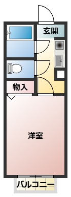 ハイツアイカ白山の間取り写真