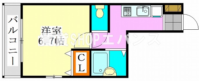 エクセレント宮本の間取り写真