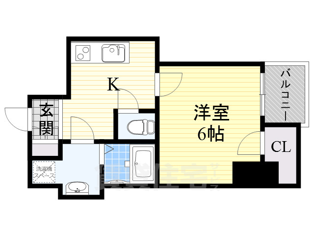 サムティ西長堀リバーフロントの間取り写真