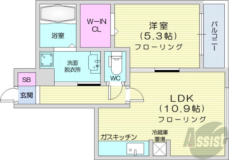 MAISON LETICIAの間取り写真
