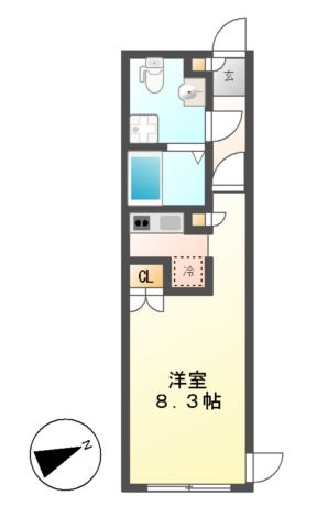 【Branche千種公園（ブランシェ）の間取り】