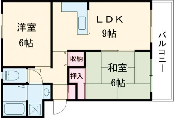 コンフォート英賀保の間取り