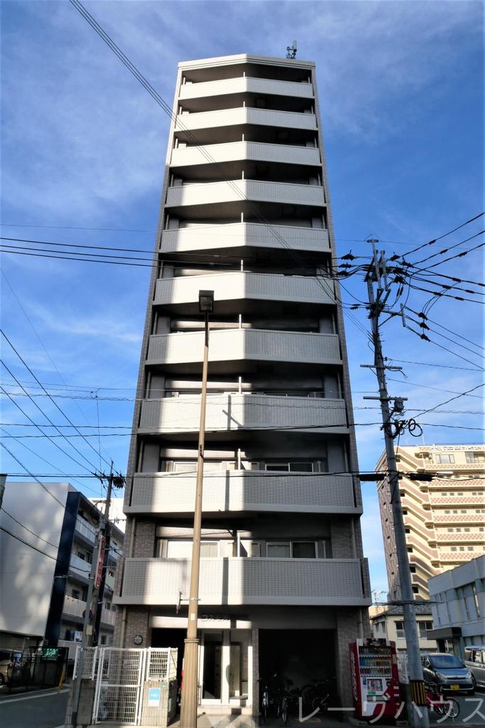 福岡市博多区石城町のマンションの建物外観