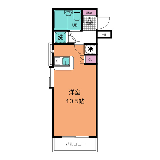 ローズマンションA31番館の間取り写真