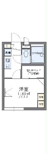 レオパレス空の間取り