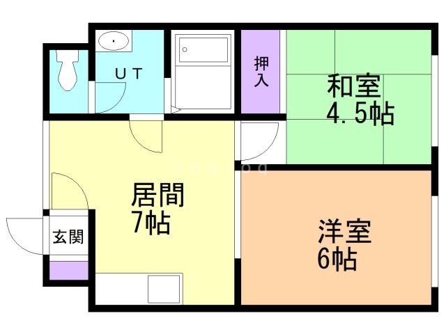 メゾンパティオ花園の間取り