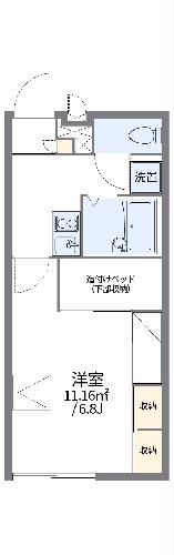 レオパレスウイング　ポートIIの間取り