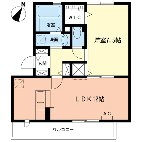 アンソレイユの間取り