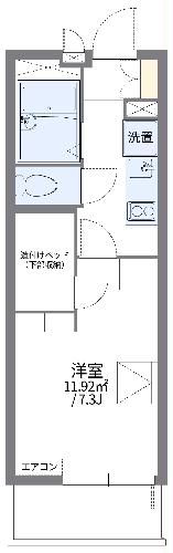 レオパレス栄の間取り