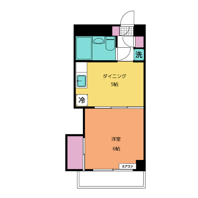 キャッスル北沢の間取り