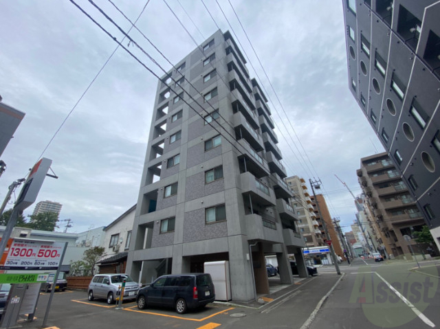 建物外観　札幌市中央区北一条西「アヴェニュ近美前」