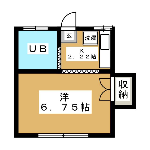 荒木コーポの間取り