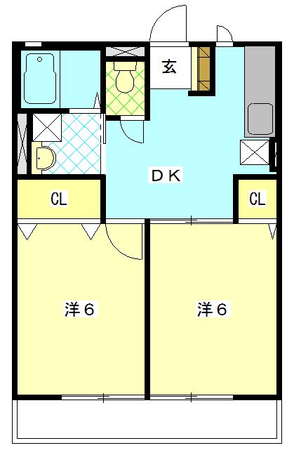 ファミーユAの間取り