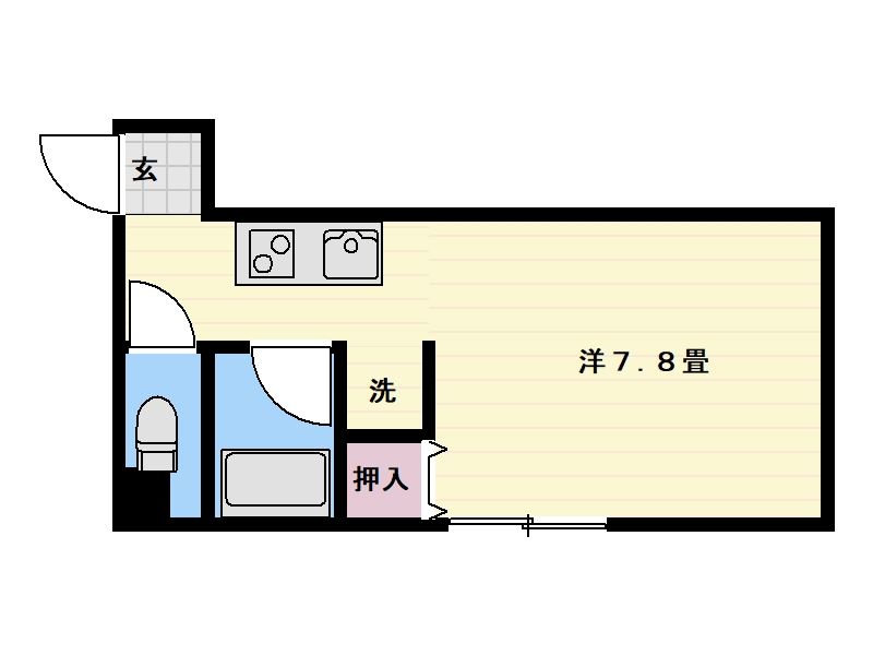 ラフィーネ新照院の間取り