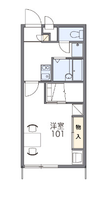 レオパレス薬師台の間取り