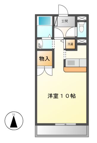 コッジィーコートFUKATAの間取り