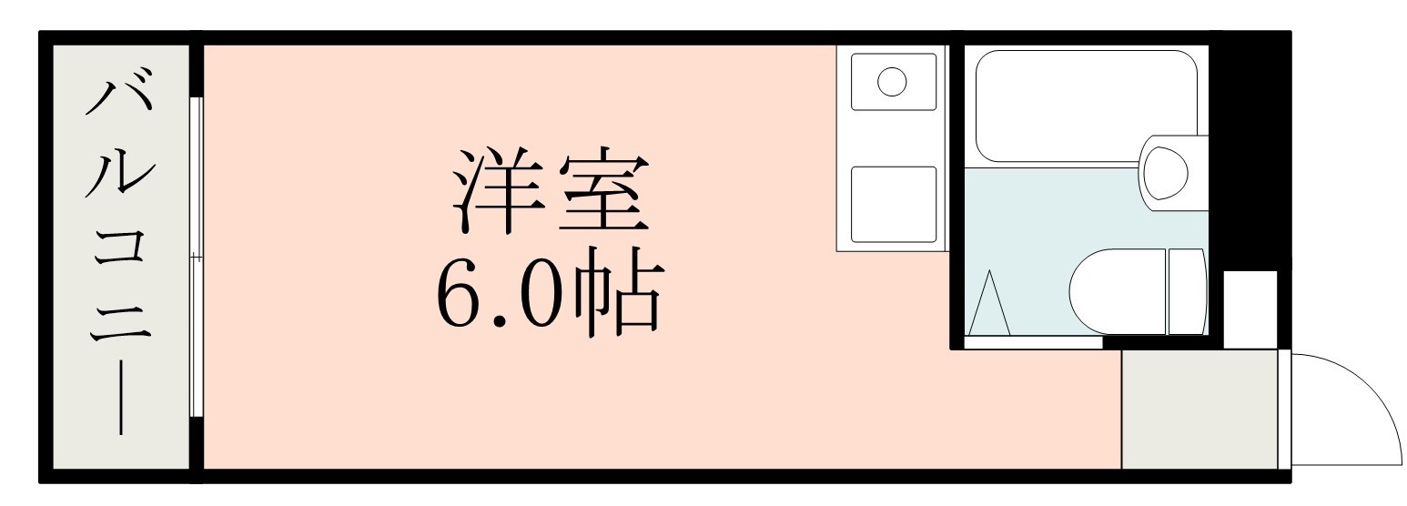 鹿児島市城山町のマンションの間取り