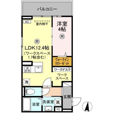 D-ROOM花高松の間取り