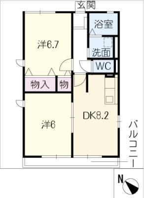 シャトレIIの間取り