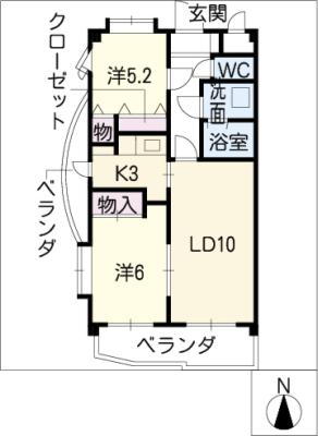 マンションイトキ滝ノ水の間取り