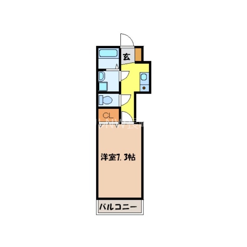 アミティ八番館の間取り