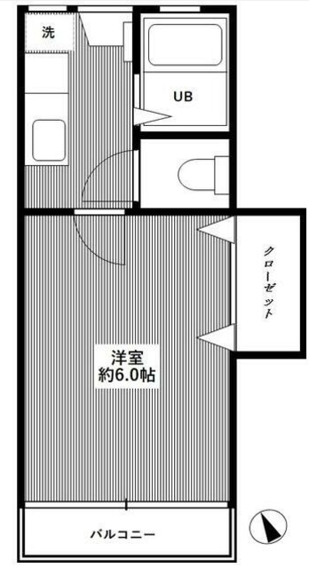 サンビームハイツの間取り