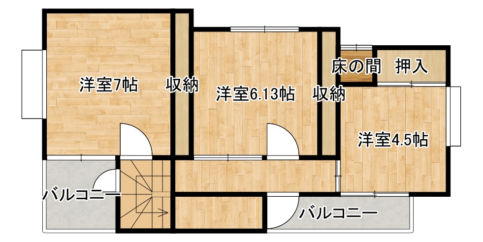 ハウス越井坂の建物外観