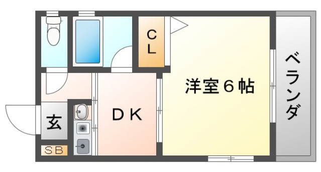 スプリングコートIIの間取り